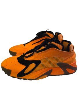 Adidas Streetball Flash Orange Mens Streetwear Cyber Punk Sneakers Sz 10